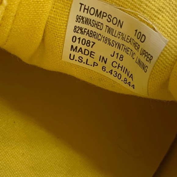 Polo Ralph Lauren Thompson Yellow Casual Slip on - Picture 11 of 11